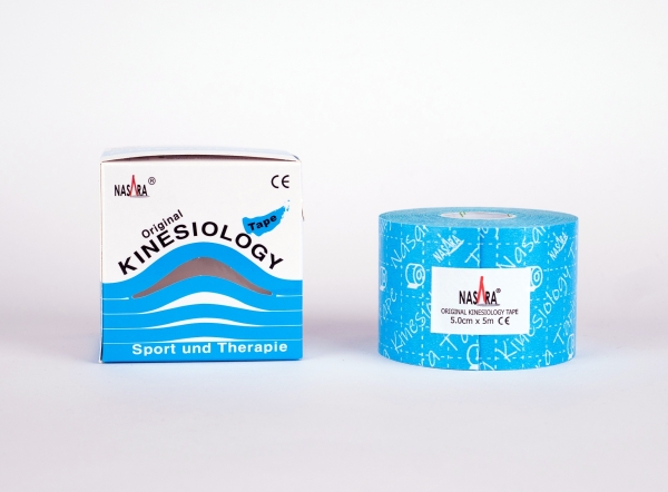 Nasara Original Kinesio Tape blau 6 Rollen
